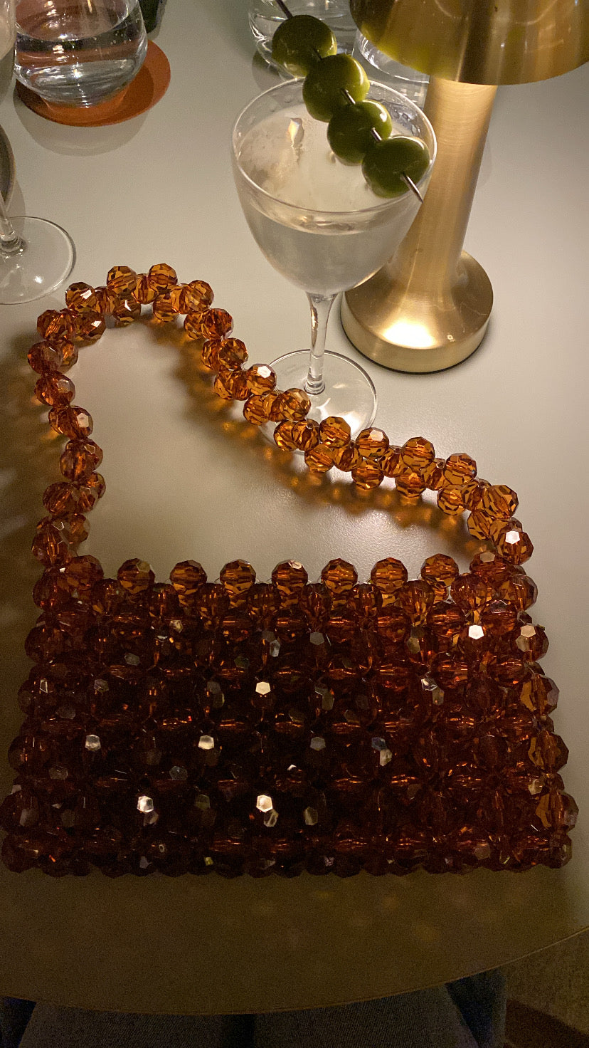 CORE Coffee Beaded Bag