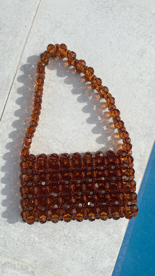 CORE Coffee Beaded Bag