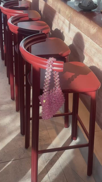 CORE Baby Pink Beaded Bag