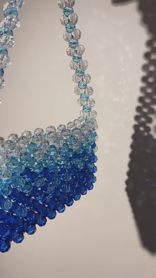 CORE Gradient Blue Beaded Bag