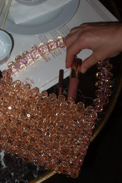 CORE Peach Beaded Bag